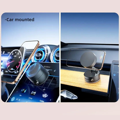 Vacuum Magnetic Suction Cup Folding Swivel Stand Double-sided Suction Cup For Universal Vacuum Swivel Stand Mobile Phone Holder